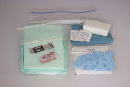 Clean delivery kits are consistently supplied to Nurse Timay and other matròns (traditional birth attendants) in the Dèsarmes area. 