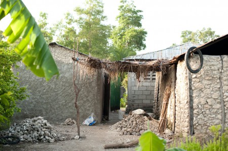 A traditional Haitian home. 